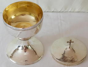 English sterling silver Ciborium